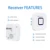 RETEKESS Wireless Medical Call System Pager Nurse Call Alert Patient Help System For Home Care/Hospital Call Button/Receiver