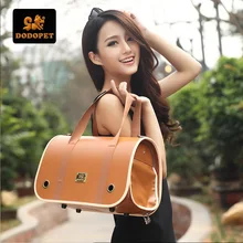 Сумка-переноска для домашних животных, кожаный рюкзак для собак и кошек, переносная модная классическая сумка-слинги для домашних животных