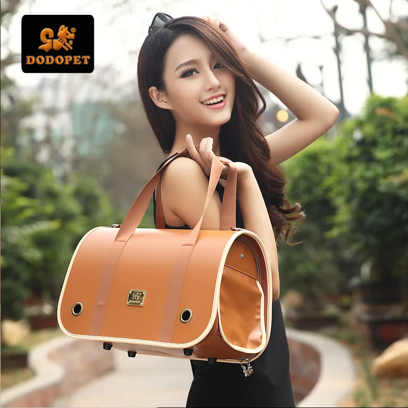 

2019 Pet Carrier Bag Leather Backpack for Dog And Cats Portable Fashion Classics Slings Pets Acessorios