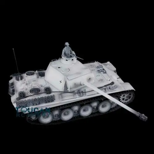 Henglong 1/16 снег 6 0 модернизированная немецкая пантера G RTR RC Танк 3879 металлические