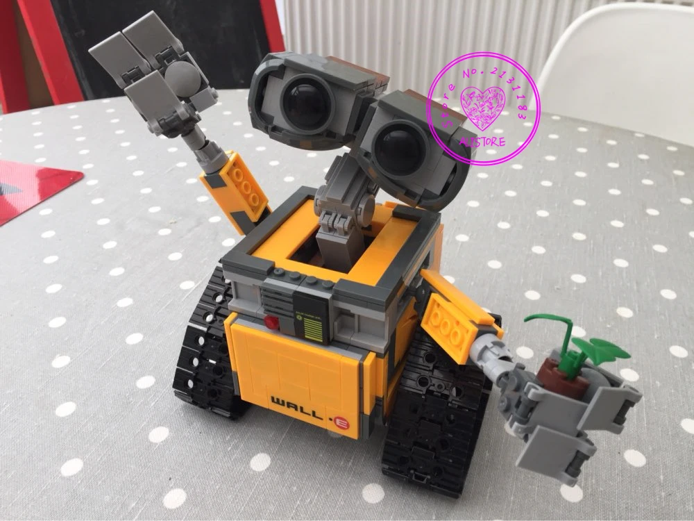 New WALL E Robot fit Idea technic фигурки роботов модель строительного блока кирпичи diy игрушка