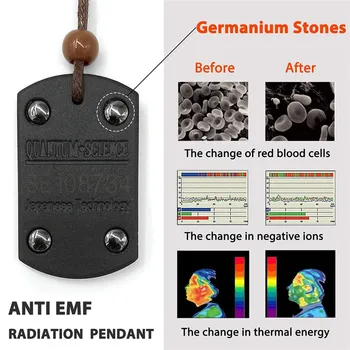

Fashion Women Men Quantum Necklace Pendant Charms Scalar Energy Neg Ions EMF Protection Lot Only Pendant Sunflower Design V25