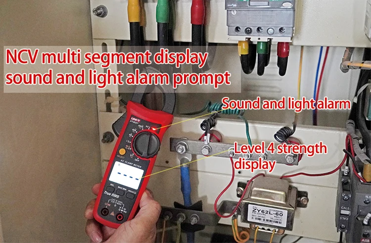 voice volume meter UNI-T UT204 Plus/UT210 Series Clamp Ammeters. Temperature Voltage Tester LCD Digital Current clamp AC/DC NCV True Rms Multimeter loggers tape measure