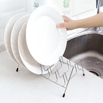 

Large Kitchen Countertop Dish Bowl Cup Drying Draining Board Rack Holder Stand