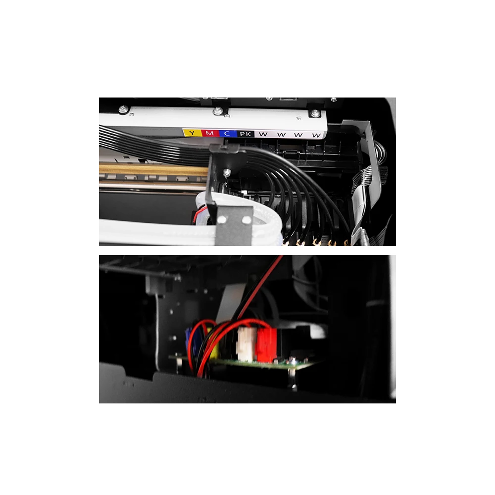 8 цветный Модернизированный автоматический УФ принтер R2000 размера A3 планшетный с