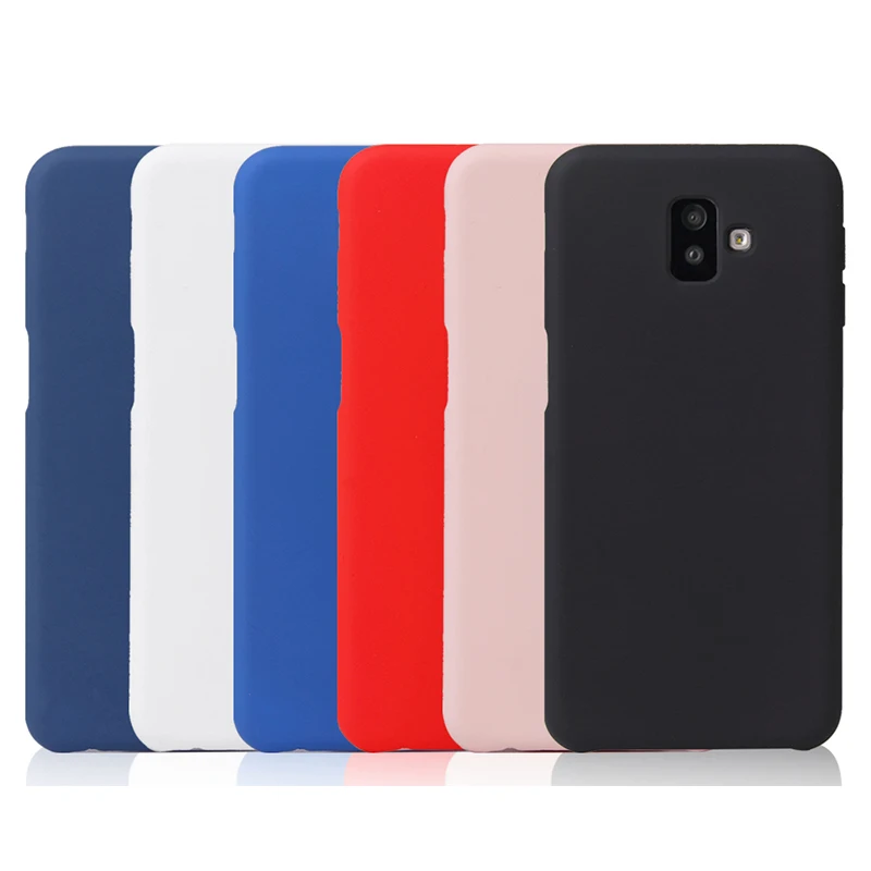 Копия официальный оригинальный силиконовый чехол для телефона samsung galaxy J6 plus SM J610