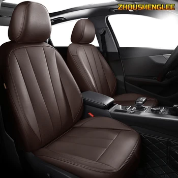 

ZHOUSHENGLEE Custom Leather car seat covers For PEUGEOT 206 207 301 307 408 308 308s 508 3008 2008 4008 5008 407 607 car seats