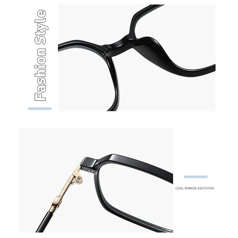 New Hot Prescription Eyeglasses Frame Fashion Women Eyeglasses Full Rim Flexible TR-90 Glasses Frame Optical Eyewear Female Spec 6