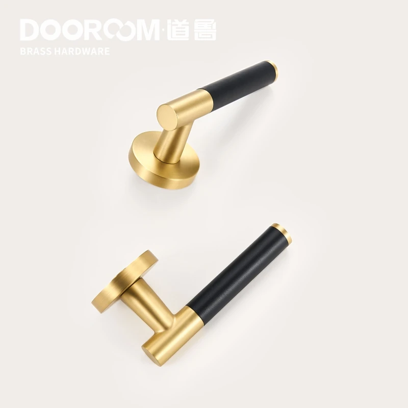 Дверной рычаг Dooroom из латуни современный светильник роскошный разноцветный для