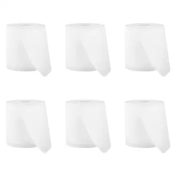

6/10 Rolls Rolling Paper 3 Layer Toilet Tissue Home Bath Toilet Roll Toilet Paper Soft Toilet Paper Skin-friendly Paper Towels