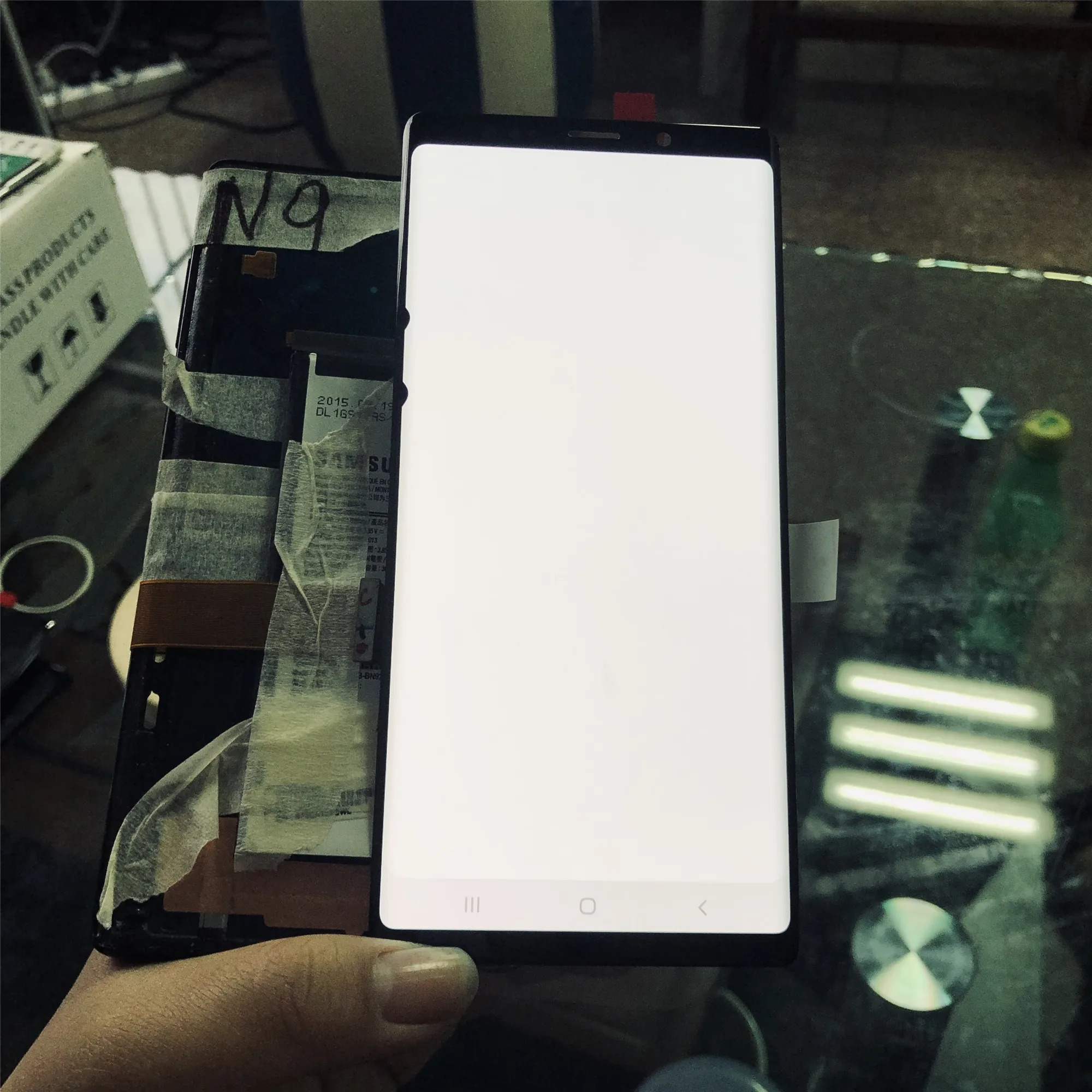 ЖК дисплей SUPER AMOLED 6 4 ''для SAMSUNG GALAXY Note 9 Note9 N960F сенсорный экран с дигитайзером в