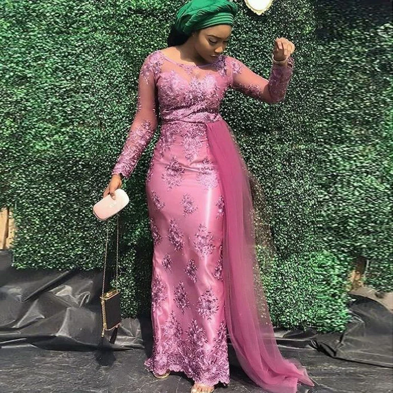 Robe de soirée noire africaine pour femmes, Aso Ebi, robes de