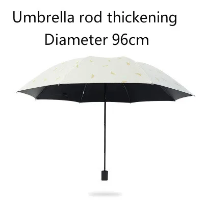 Ветрозащитный складной автоматический зонт от дождя для женщин, роскошный большой Ветрозащитный зонтик от дождя для мужчин с черным покрытием - Цвет: rod thickening-white