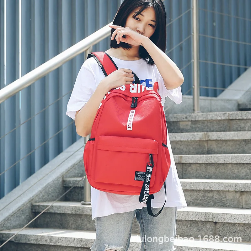 Рюкзак с защитой от кражи Коричневый женский рюкзак для колледжа Mochila