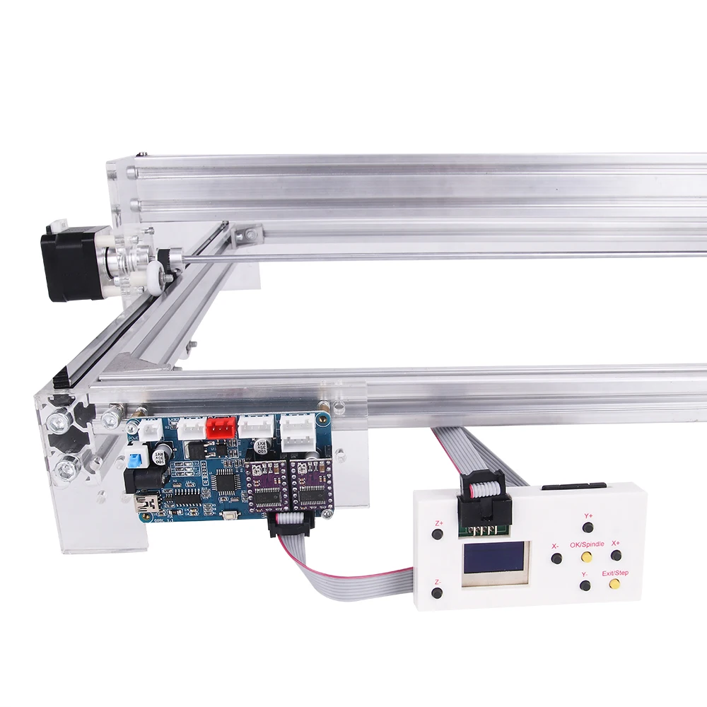 65*50 см 10 Вт cnc лазерная гравировальная машина 2 оси DC 12 В DIY домашний гравер Настольный по дереву маршрутизатор/резак/принтер машина с