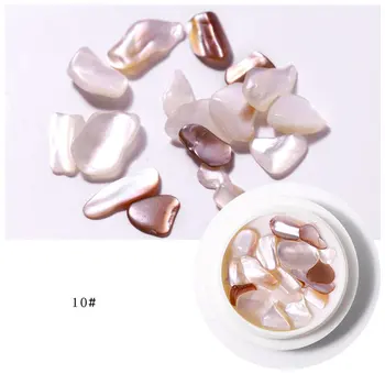 

Nail Jewelry Net Red Shell Irregular Symphony Nail Patch Shell pieces Beautify nails DIY template creative stickers