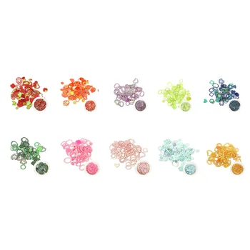 

10Pcs Nail Art Supplies DIY Nail Sticker Lovely Nail Decals for Decoration