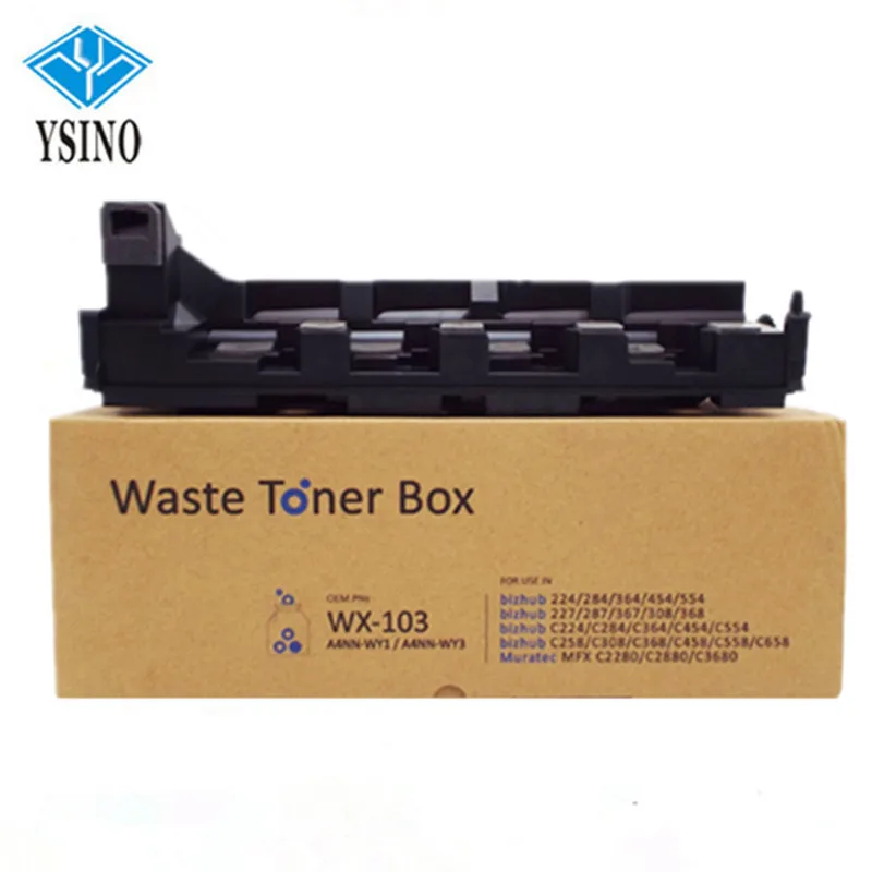 1X WX 103 A4NN WY3 Waste Toner Bottle Box for Konica Minolta bizhub