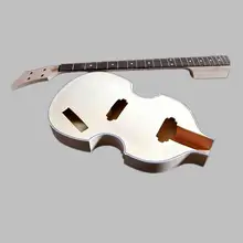 Новая полу-готовая скрипка электрогитара с палисандр гриф и корпус из красного дерева без краски F-1812