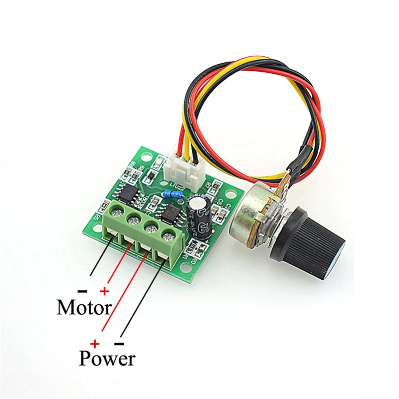 1803BW PWM DC Motor Speed Controller 2A 1.8V3V5V 12V ultra small LED Light Modulator Electronic Stepless speed Regulating Switch