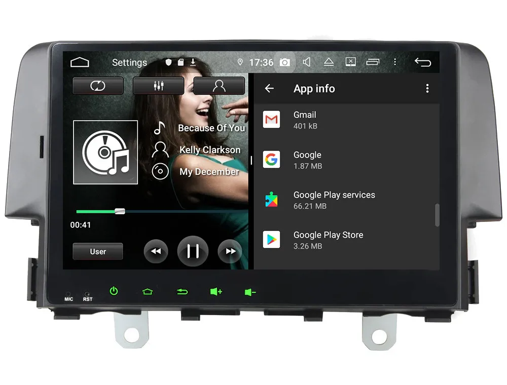 Klyde 10," ips 4G wifi Android 9,0 Восьмиядерный 4 Гб ОЗУ 64 Гб ПЗУ DSP BT автомобильный dvd-плеер радио gps ГЛОНАСС для Honda Civic