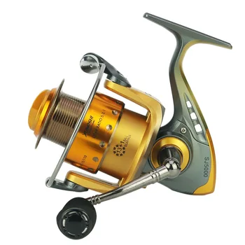 

SJ2000-7000 Series 13+1BB 5.5: 1 CNC Rocker Fishing Reel Carp Rod Trolling Coil For Spinning Lure Casting Wheel Saltwater Reel