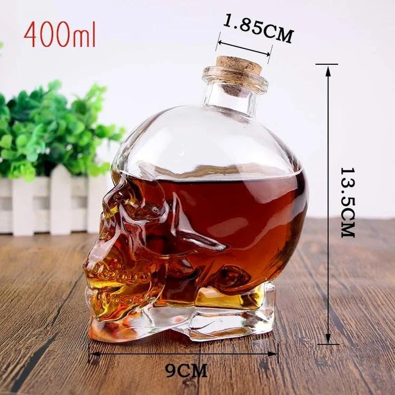 Carafe À Spiritueux,Carafe À Vodka En Verre Bouteille De Whisky Chien