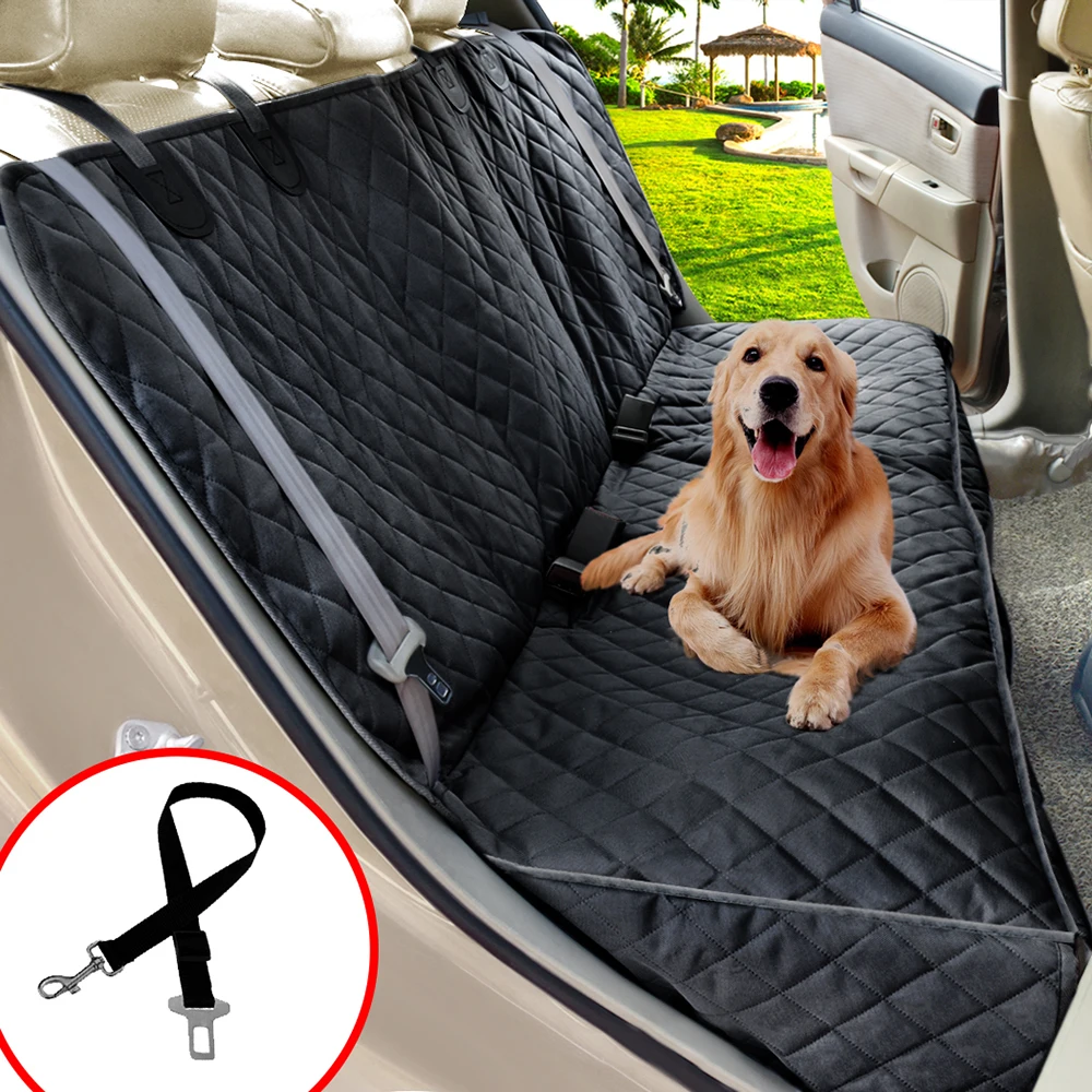 Comprar Perro cubierta de asiento de coche 100% impermeable para mascotas perro portador cubierta de asiento antideslizante 600D pesado Banco Coche asiento para perro