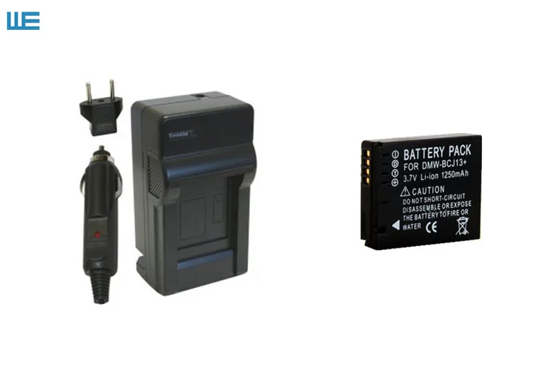 DMW-BCJ13 BCJ13 BP-DC10 BPDC10 полный декодировать Батарея+ Зарядное устройство для цифрового фотоаппарата Panasonic Lumix DMC-LX5 DMC-LX5GK LX5K LX5W LX7 LX7GK LX7K - Цвет: Черный
