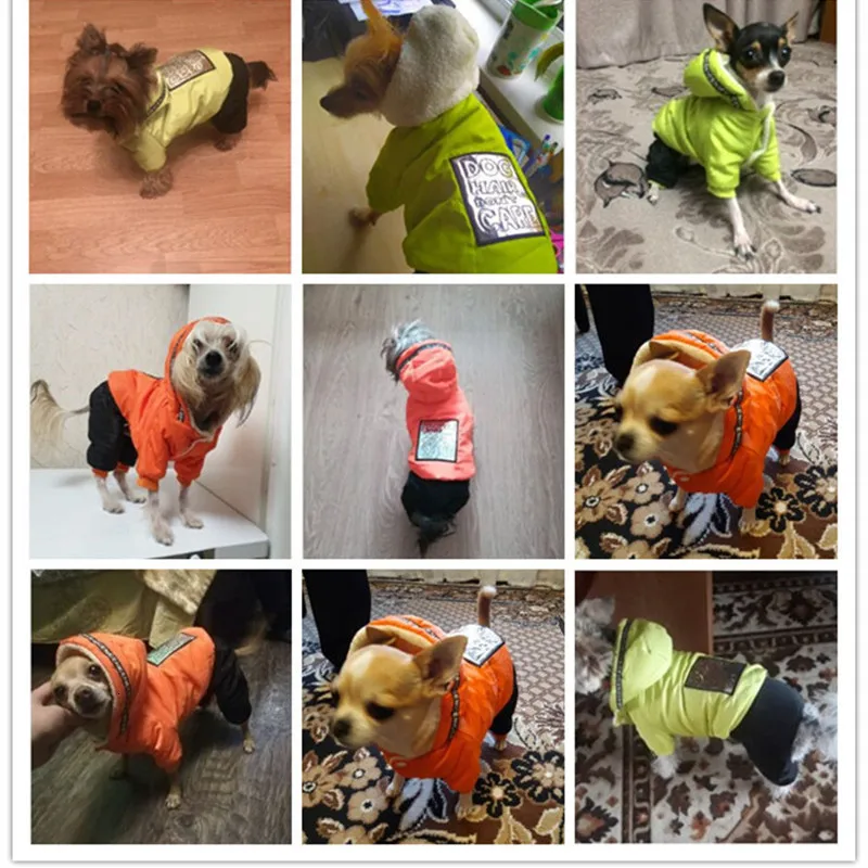 Зимняя водонепроницаемая одежда для маленьких собак, теплый флисовый комбинезон для щенков, куртка для питомца на молнии, одежда для чихуахуа, йоркца