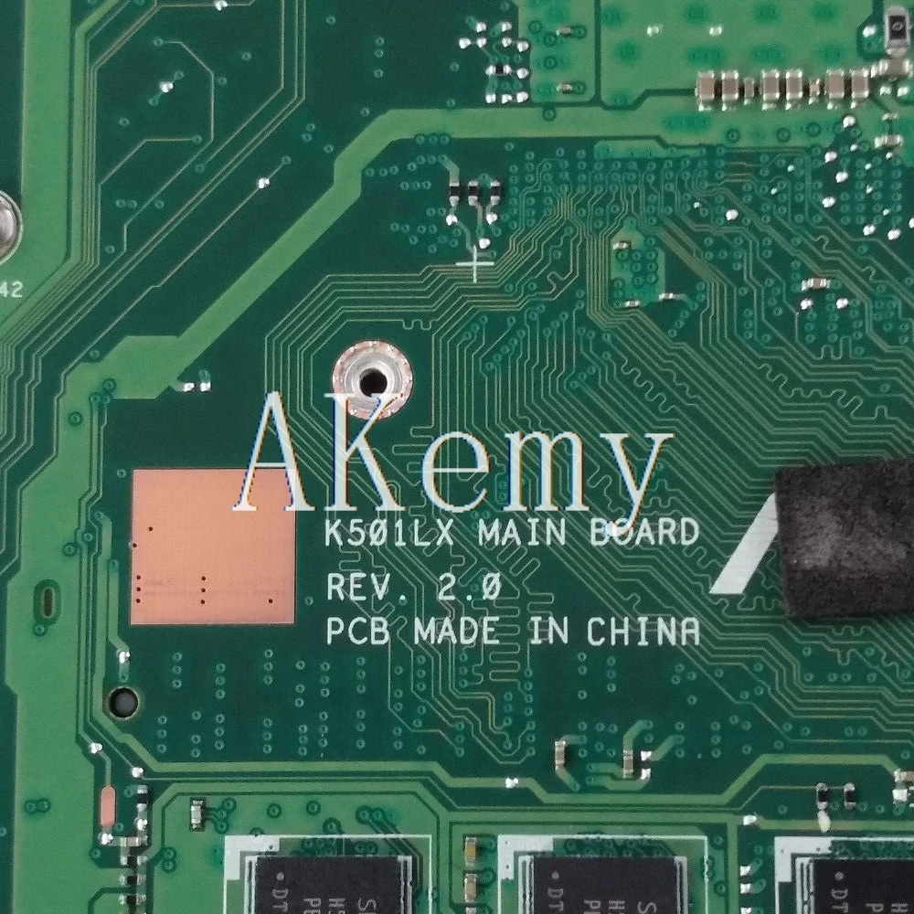  Akemy K501LX For ASUS K501LN K501LB A501L K501L V505L Laotop Mainboard K501LX Motherboard W/ I5-520