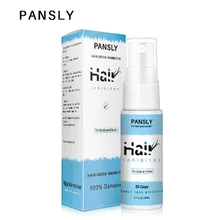 PANSLY мощный Перманентный безболезненный спрей для удаления волос Стоп ингибитор роста волос Усадочные поры кожи гладкие