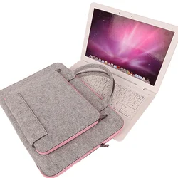 Saco de feltro saco de computador portátil de grande capacidade saco interno
