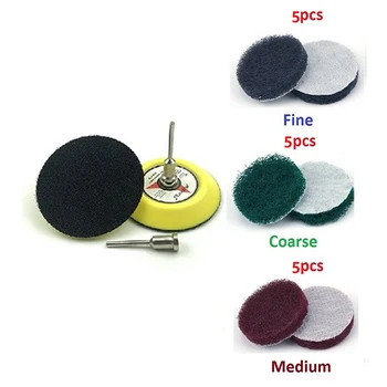 

Green Sanding Discs Gray Sander Pad Flocking Red 3 inch Disc Backing pad