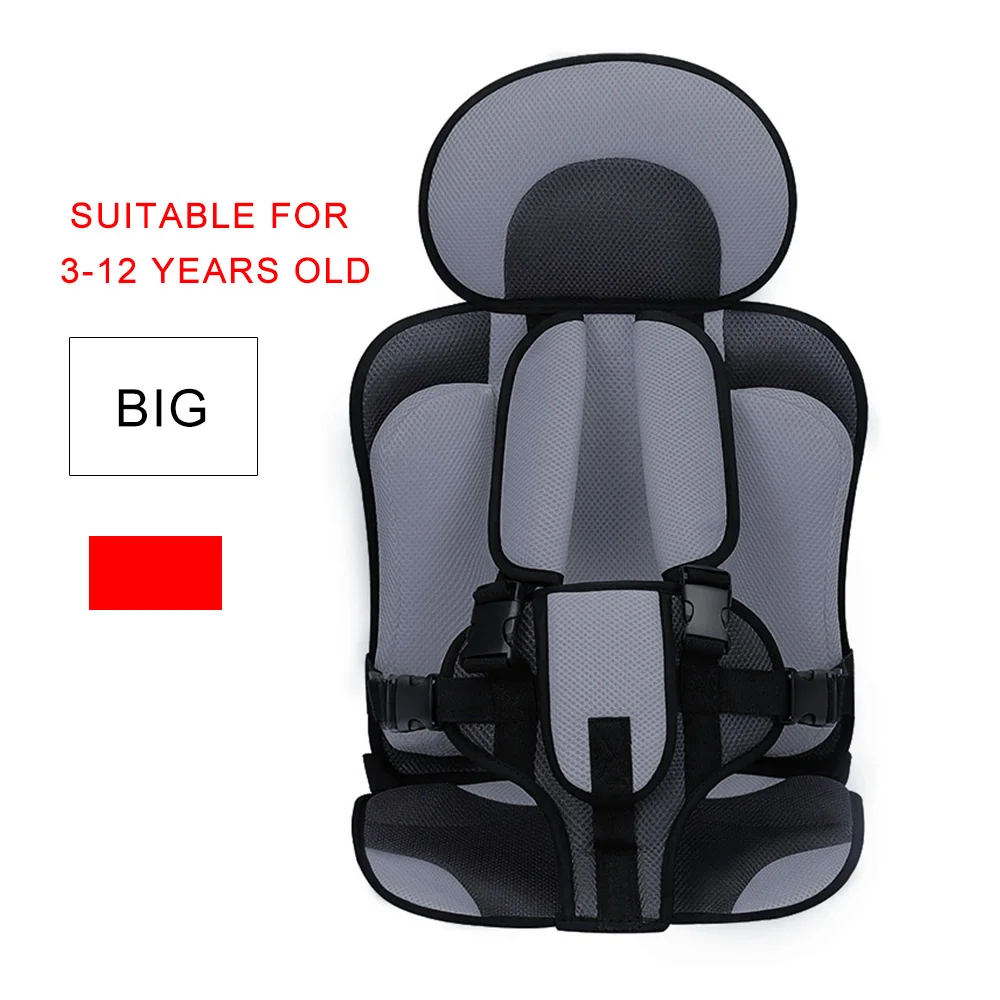 

0-12 Years Old Baby Children's Seat Mat Armchair Portable Thicken Soft Breathable Chairs Mats Prevent Sudden Braking Protect Mat