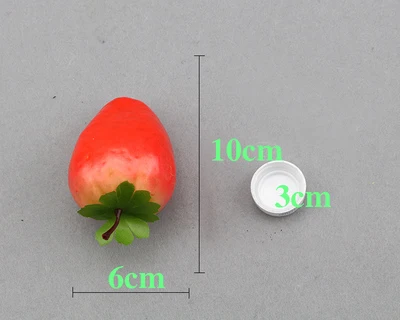 strawberry Моделирование фрукты; наряд для фотосессии для дома, офиса, украшение детские игрушки учебных пособий вспененный материал - Цвет: strawberry