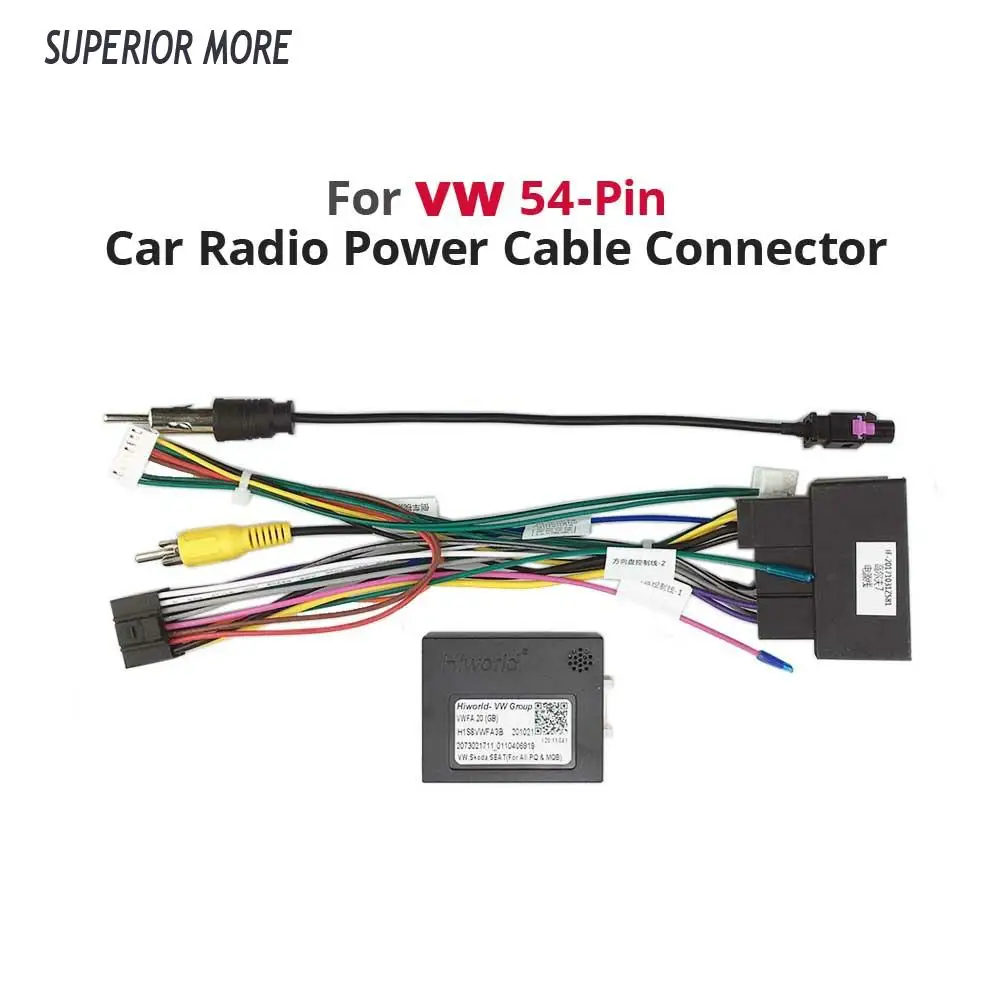 Radio/Head Unit Wiring Adapter For VW, SEAT, Skoda With CAN-BUS System