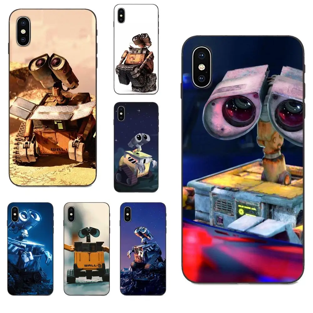 Wall-e Robot For Galaxy A8 A9 Star Note 4 8 9 10 S3 S4 S5 S6 S7 S8 S9 S10 Edge Lite Plus Pro G313 Soft TPU Cute Case | Мобильные