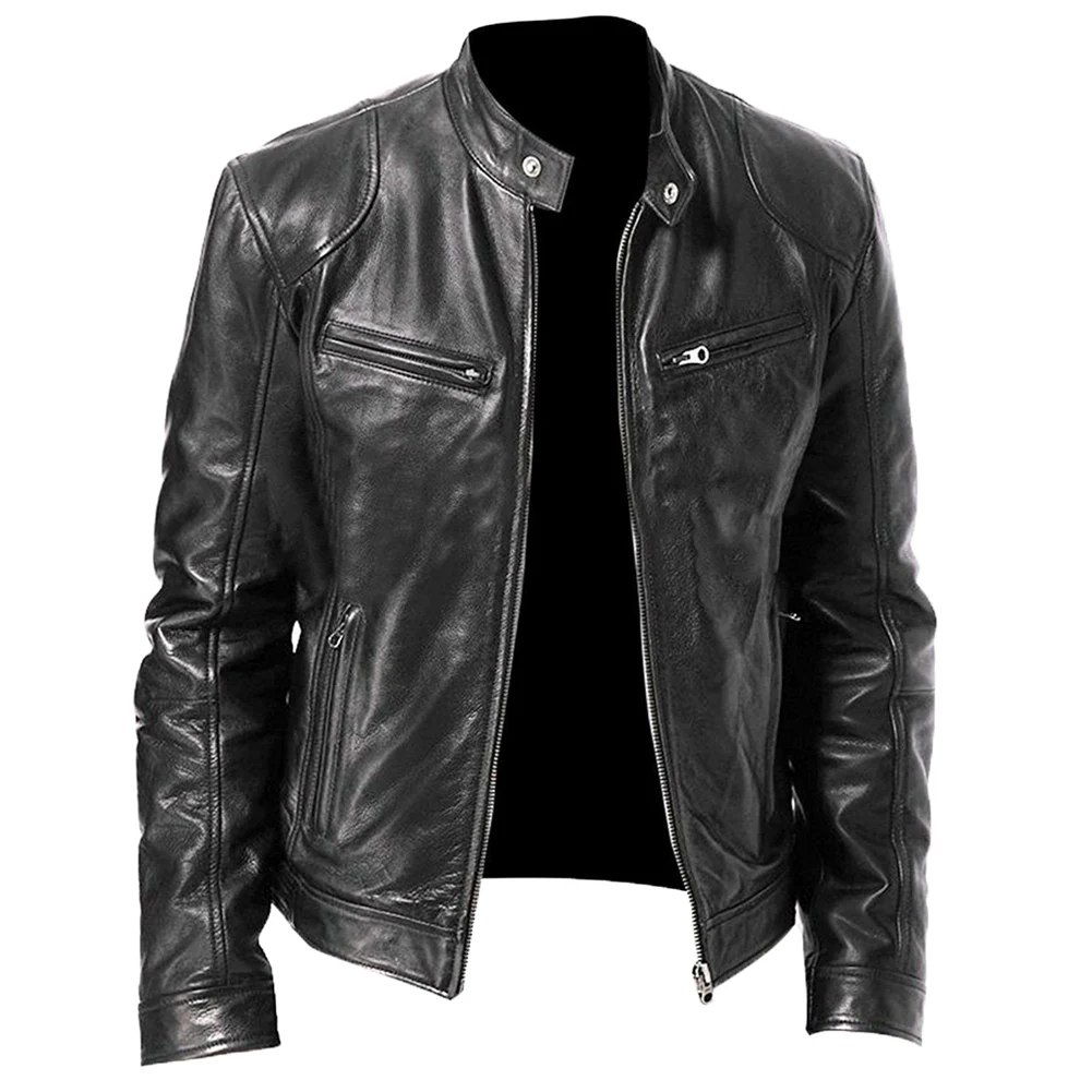 AVIATOR PILOT BIKER Black Leather CAP HAT with Polyester Fur LINING S//M L//XL XXL
