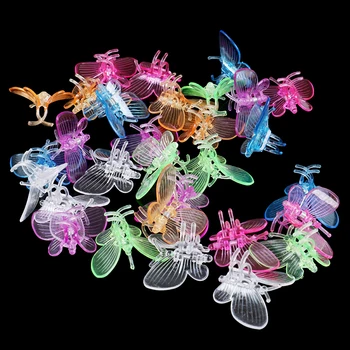 

30Pcs Cute Butterfly Orchid Clips Plant Clips Garden Flower Vine Support Clips