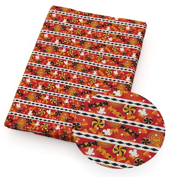 

David accessories 50*140cm printed 100％ cotton fabric patchwork for Tissue Kids home textile for Sewing Quilting Doll,c11059