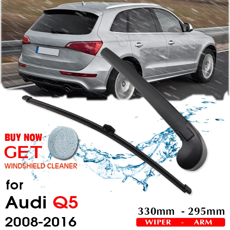 Car Wiper Blade Rear Back Window Windshield Wipers Auto Accessories For Audi Q5 2008 2009 2010 2011 2012 2013 2014 2015 2016 car decals