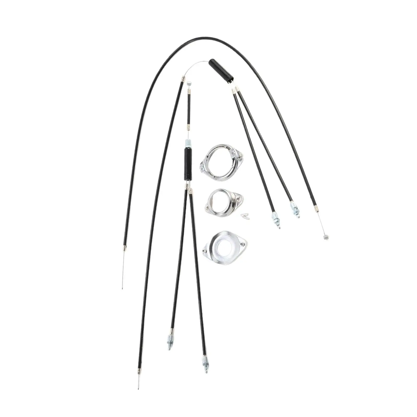 BMX Gyro Brake Cables Front Rear with Rotor Full Detangler Set BMX Gyro Brake Cables Front Rear with Rotor Full Detangler Set