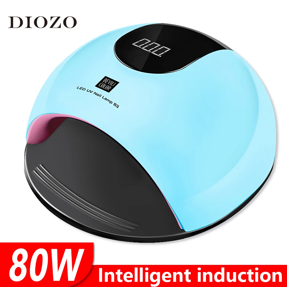 

DIOZO Lamp For Manicure 80W 36Pcs Double Light UV Led Lamp Infrared Sensor All Gel Dry Quickly Manicure Lamp For Gel Nail Polish