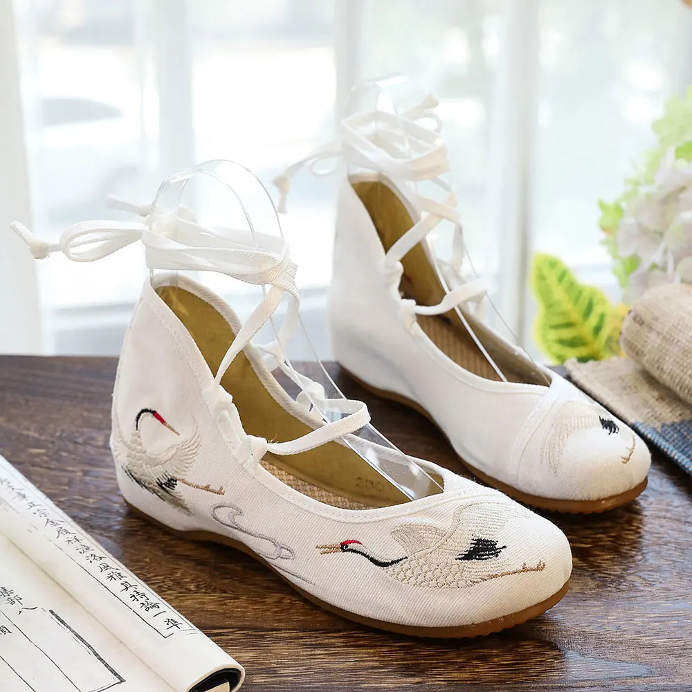 Paperine Crane alla schiava con laccetti e ricami di cicogne - Veowalk 48 Paperine Crane alla schiava con laccetti e ricami di cicogne - Veowalk - immagine 8