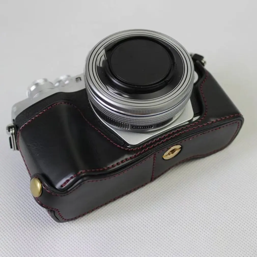PU кожаный чехол для камеры чехол Чехол для Olympus Em10Iii Защита прочный портативный получехол нижний чехол