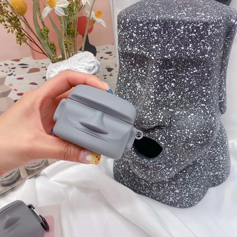 Eb15 Чехол с рисунком для Air Pod Airpods Pro Чехол милый мягкий силиконовый 3D PC Bluetooth чехол для наушников для Apple Airpod Pro 3 чехол Брелок - Цвет: Eb15