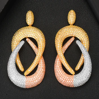 

GODKI 2020 African Fashion Long Apple Dangle Earrings High Quality Earring for Women Wedding Gift Party Wedding