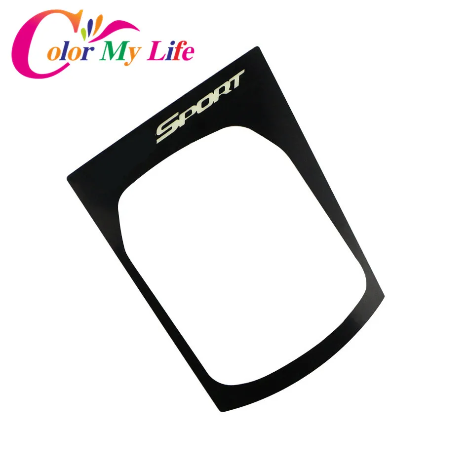 Color My Life Car Gear Shift Knob Panel Cover Gears Trim Sticker for Ford Ecosport 2013 2017 MT