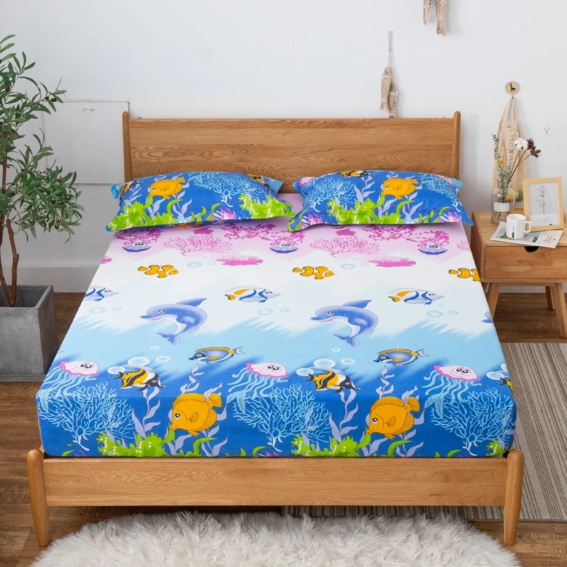 

Yaapeet 1pc Bedspread Pattern-printed Bed Cover High Quality King Queen Size Bedspreads Solid Colors Modern Type Bed Covers